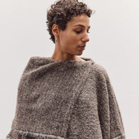 Alpaca Poncho, Beige