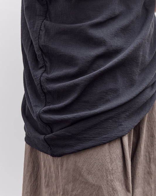 Black Crane Asymmetric Top, Sumi Black