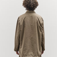 Black Crane Crinkled Blazer, Mud