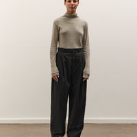 Black Crane Crinkled Trousers, Black