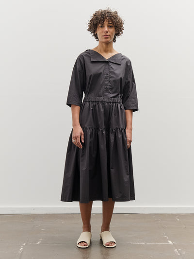Black Crane Gathered Culottes, Black
