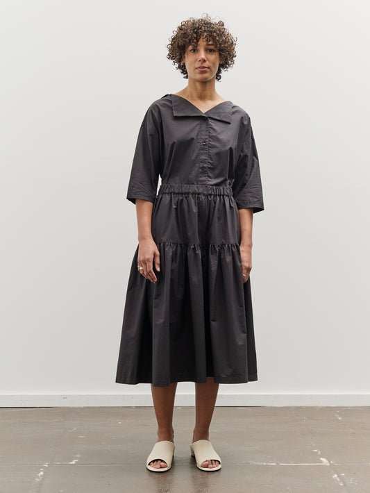 Black Crane Gathered Culottes, Black