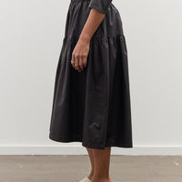 Black Crane Gathered Culottes, Black