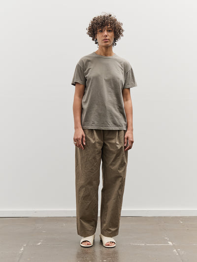 Black Crane Regular Short Sleeve Tee, Mud