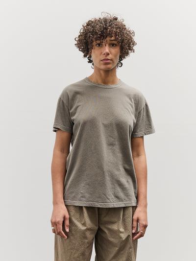 Black Crane Regular Short Sleeve Tee, Mud