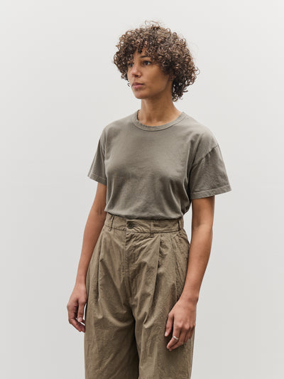 Black Crane Regular Short Sleeve Tee, Mud