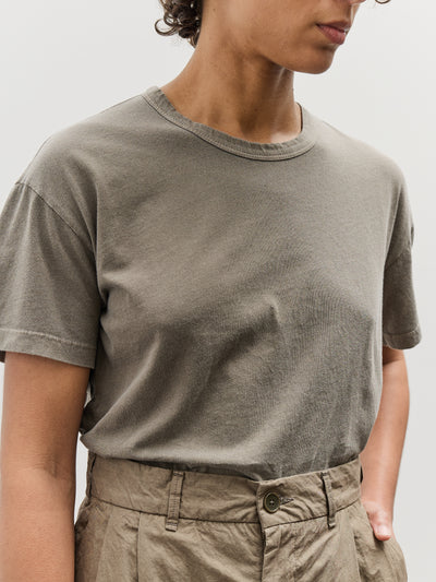 Black Crane Regular Short Sleeve Tee, Mud