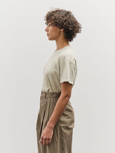 Black Crane Regular Short Sleeve Tee, Oyster