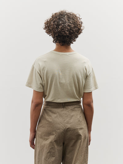 Black Crane Regular Short Sleeve Tee, Oyster