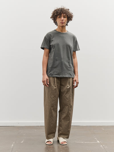 Black Crane Regular Short Sleeve Tee, Slate