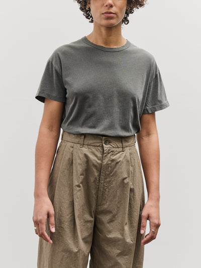Black Crane Regular Short Sleeve Tee, Slate