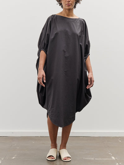 Black Crane Tear Drop Dress, Black