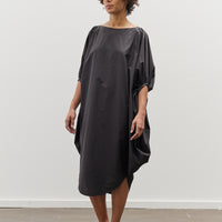Black Crane Tear Drop Dress, Black