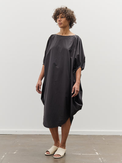 Black Crane Tear Drop Dress, Black