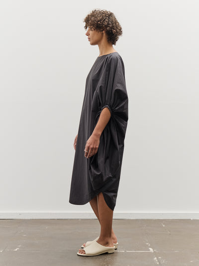 Black Crane Tear Drop Dress, Black
