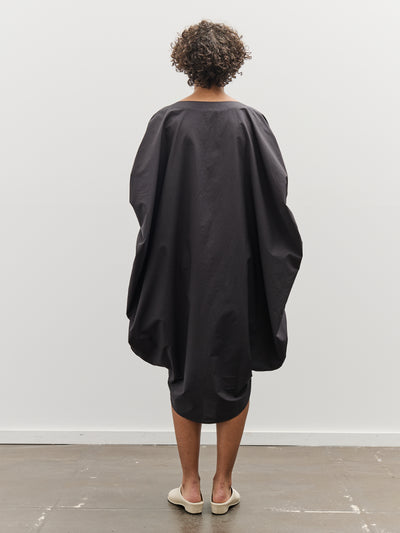Black Crane Tear Drop Dress, Black