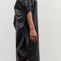 Black Crane Tear Drop Dress, Black