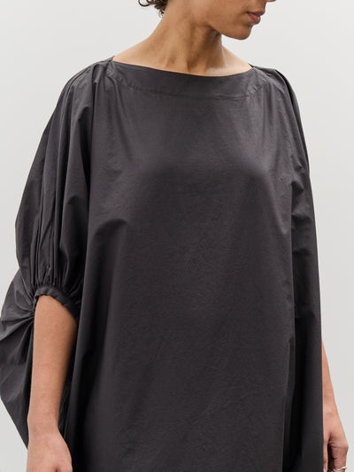Black Crane Tear Drop Dress, Black