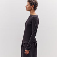 Boat Neck Long Sleeve, Black