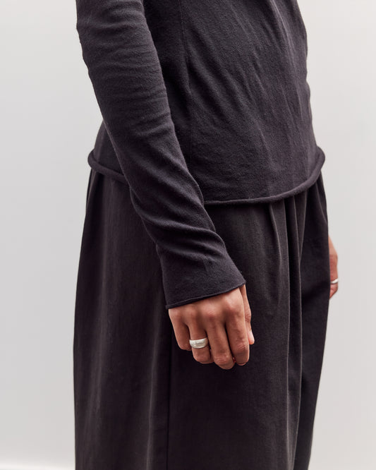 Boat Neck Long Sleeve, Black