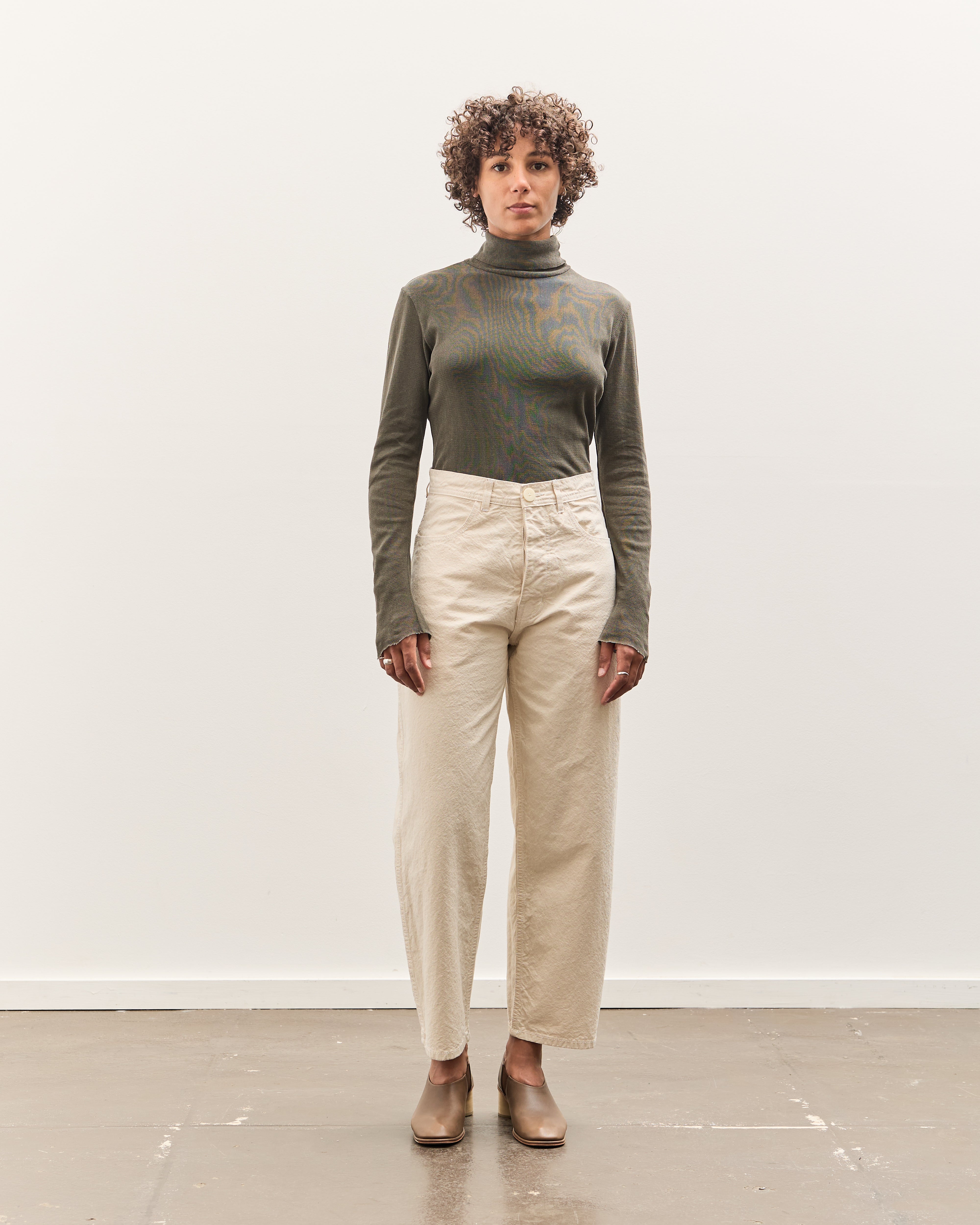 Black Crane Double Mesh Turtleneck, Slate – Glasswing