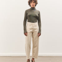 Black Crane Double Mesh Turtleneck, Slate