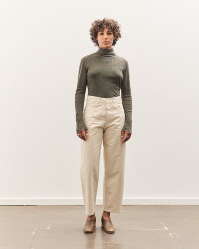 Black Crane Double Mesh Turtleneck, Slate