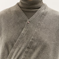 Black Crane Drapey Shirts, Slate