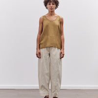 Black Crane Loose Tank Top, Dk. Olive
