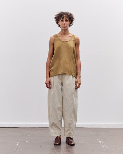 Black Crane Loose Tank Top, Dk. Olive