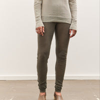 Black Crane Mesh Leggings, Slate