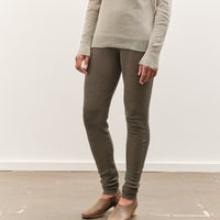 Black Crane Mesh Leggings, Slate