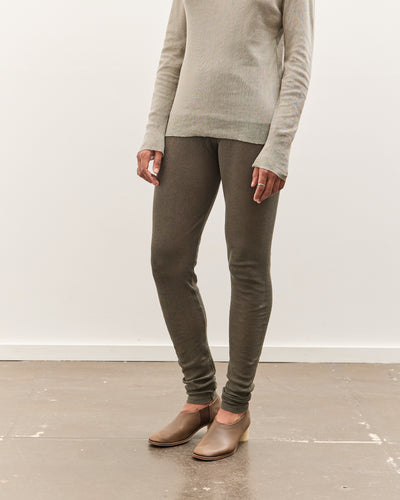 Black Crane Mesh Leggings, Slate