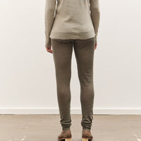 Black Crane Mesh Leggings, Slate