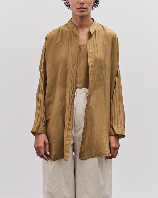 Black Crane Square Shirt, Dk. Olive