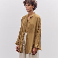 Black Crane Square Shirt, Dk. Olive