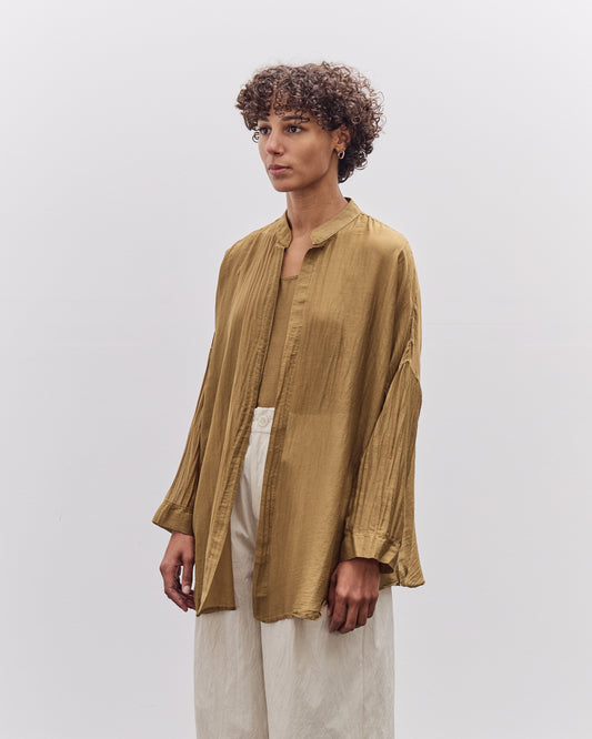 Black Crane Square Shirt, Dk. Olive