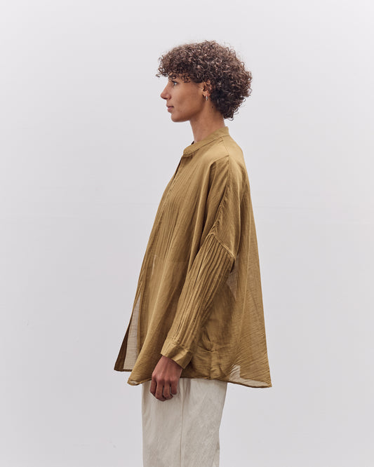 Black Crane Square Shirt, Dk. Olive