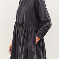 Black Crane Tradi Dress, Dark Navy