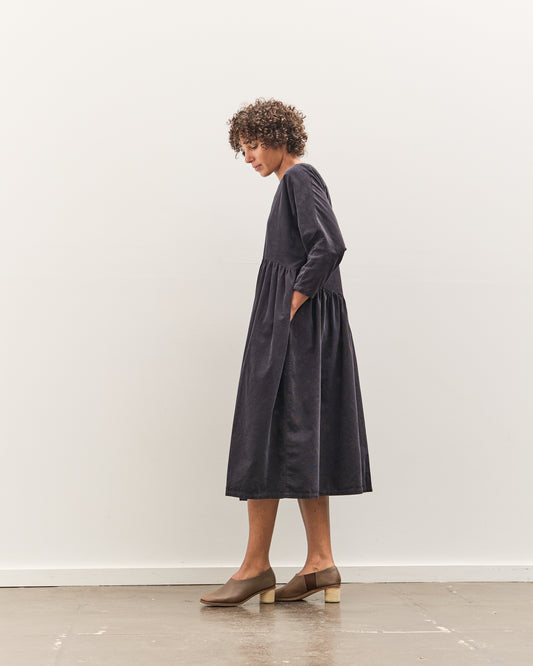 Black Crane Tradi Dress, Dark Navy