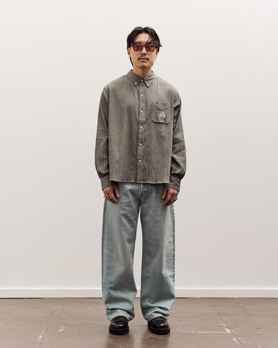 Brain Dead Brooks Brothers California Check Oxford Shirt Unisex, Green