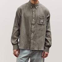 Brain Dead Brooks Brothers California Check Oxford Shirt Unisex, Green