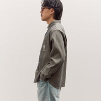 Brain Dead Brooks Brothers California Check Oxford Shirt Unisex, Green