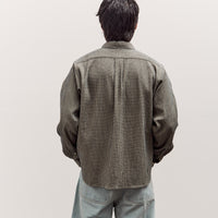 Brain Dead Brooks Brothers California Check Oxford Shirt Unisex, Green