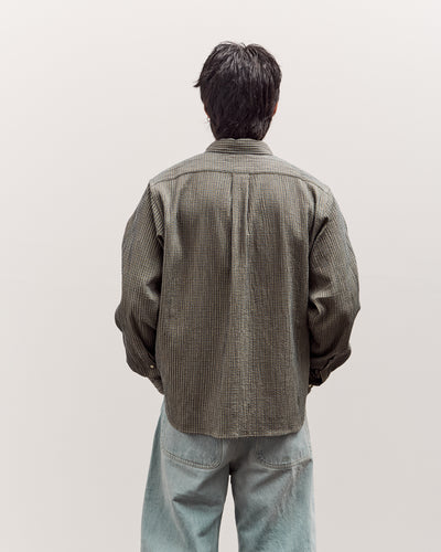 Brain Dead Brooks Brothers California Check Oxford Shirt Unisex, Green