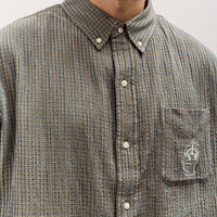 Brain Dead Brooks Brothers California Check Oxford Shirt Unisex, Green