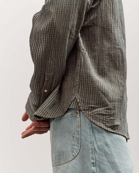 Brain Dead Brooks Brothers California Check Oxford Shirt Unisex, Green