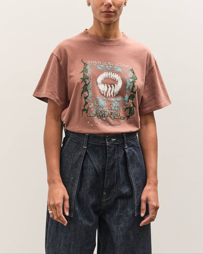 Brain Dead Endless Construction T-Shirt, Nutmeg