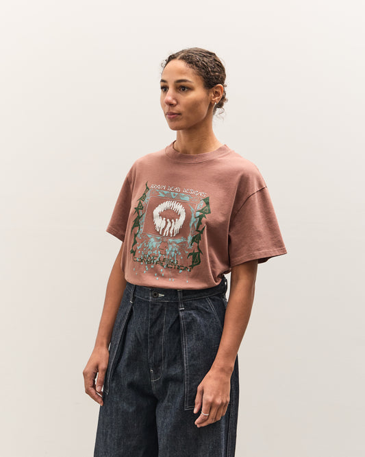 Brain Dead Endless Construction T-Shirt, Nutmeg