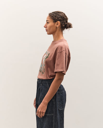 Brain Dead Endless Construction T-Shirt, Nutmeg